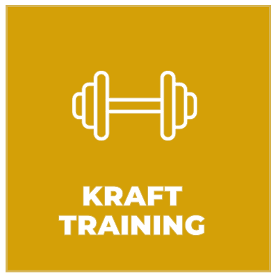 Krafttraining Icon in gold